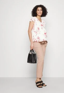 Mama Belt - Blouse - White/Red -Anna Field Verkoop 2024 06094a1b4a0d4e58ae564390d2dfa303