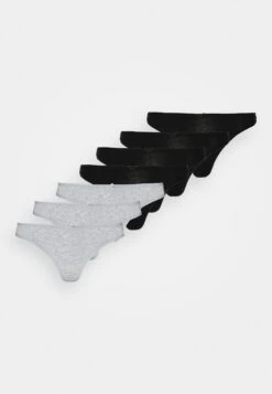 Anna Field Georgina 7Pp Thong Cotton - String - Black/Grey -Anna Field Verkoop 2024 068371459ed841fe8798526863dbf5cb