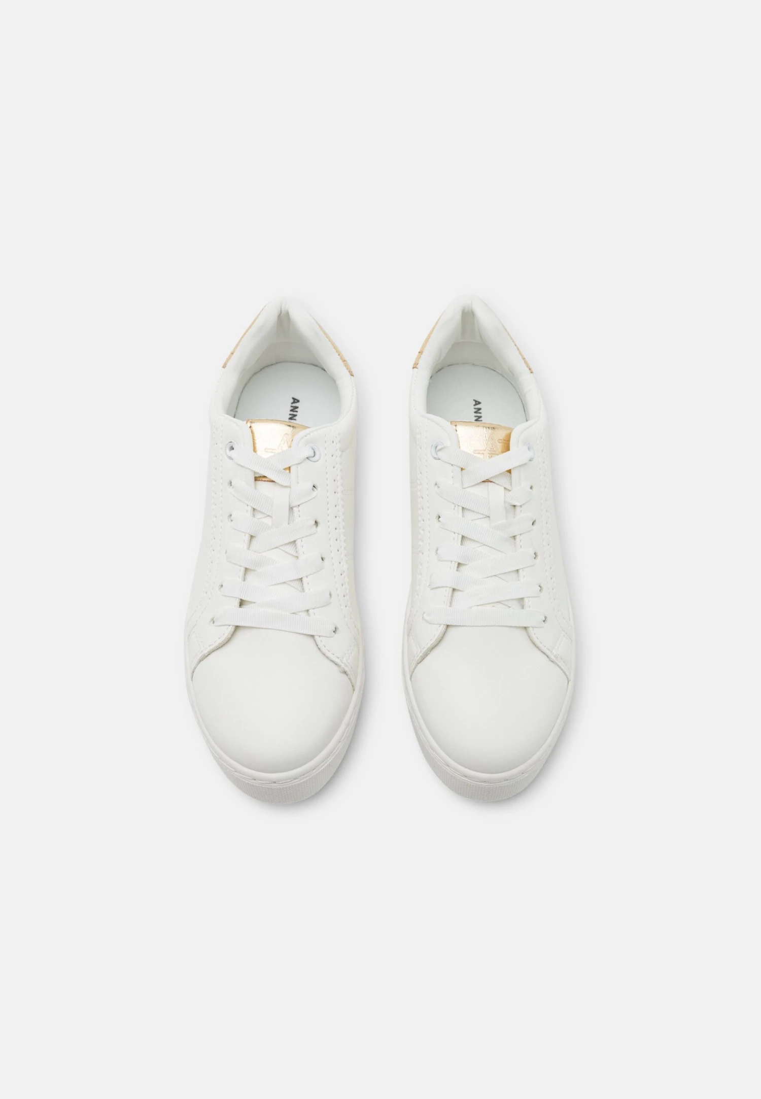 Anna Field Sneakers Laag - White/Gold 6 Anna Field Sneakers Laag - White/Gold - Afbeelding 6