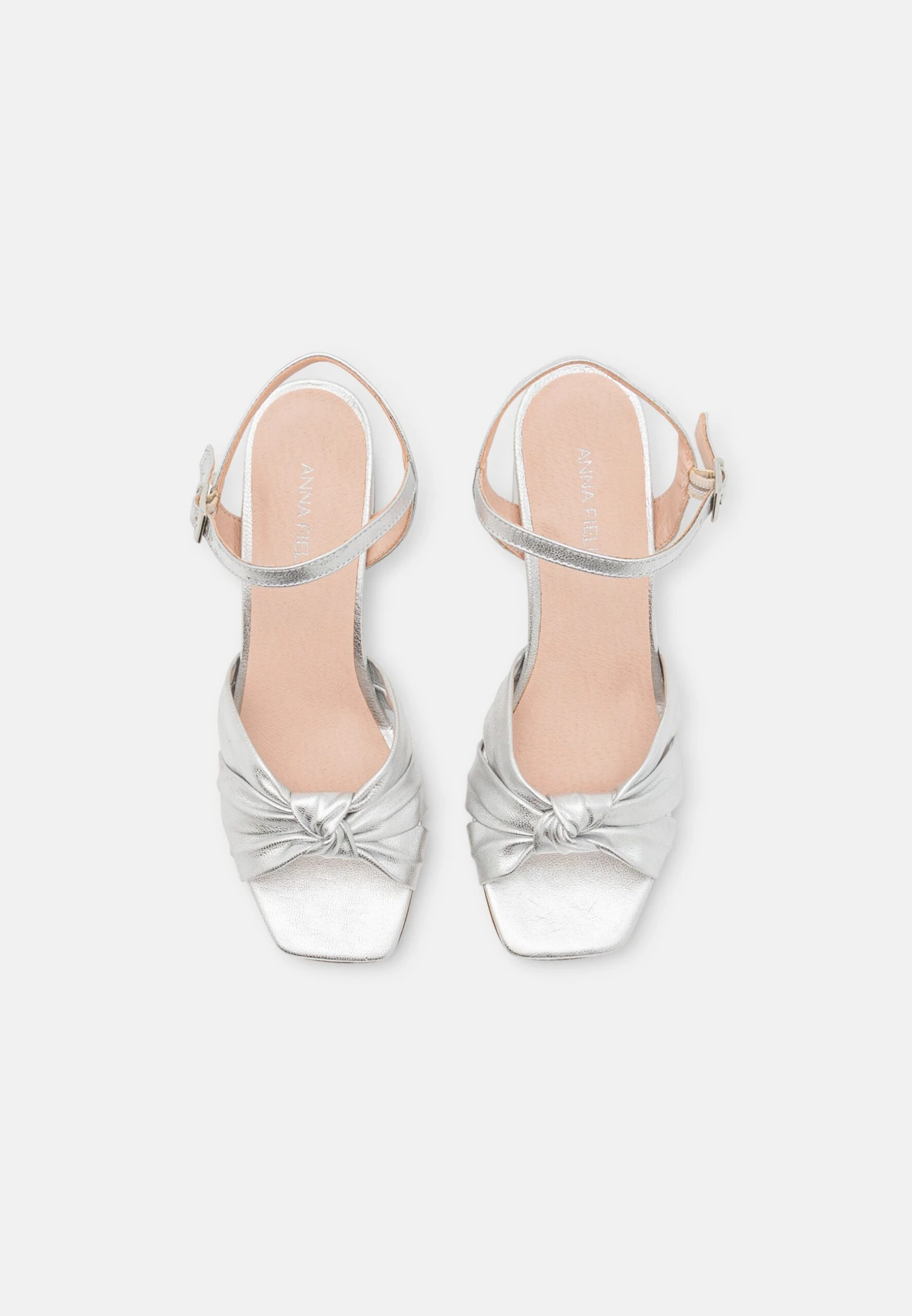 Anna Field Leather- Sandalen - Silver 6 Anna Field Leather- Sandalen - Silver - Afbeelding 6