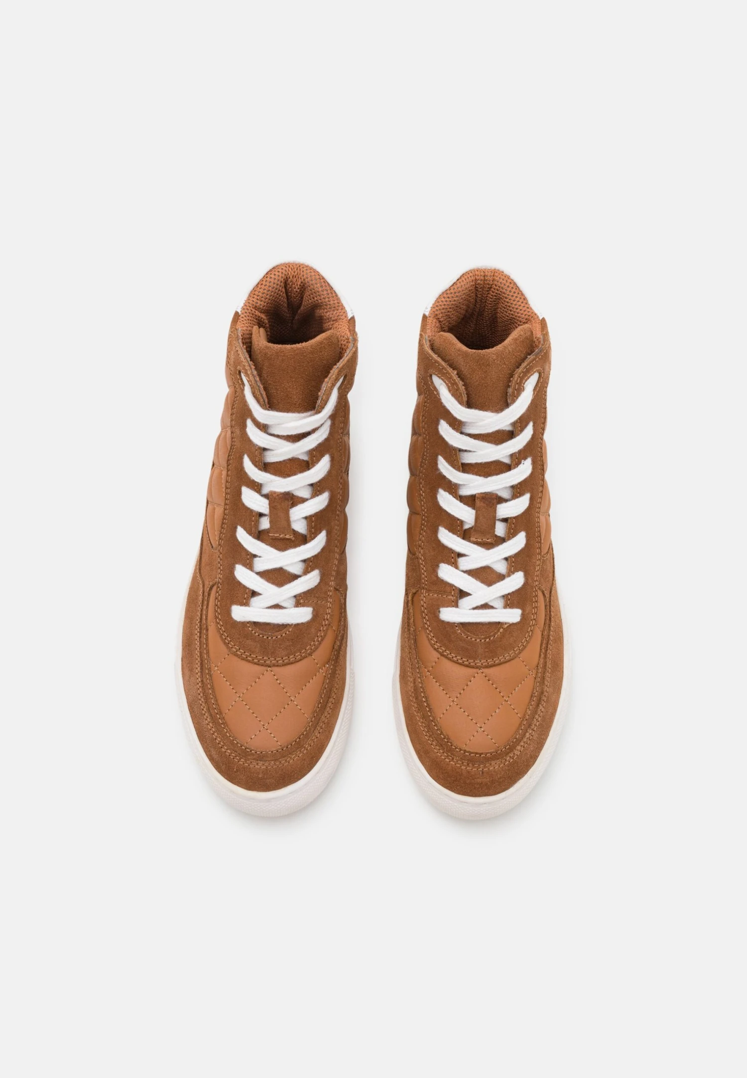 Anna Field Leather - Sneakers Hoog - Cognac 6 Anna Field Leather - Sneakers Hoog - Cognac - Afbeelding 6