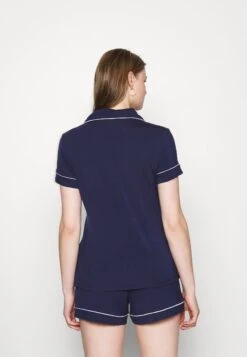 Anna Field Button Through Pj Set- Pyjama - Blue/White -Anna Field Verkoop 2024 1ad8c0bfd79e4306923630834c916023