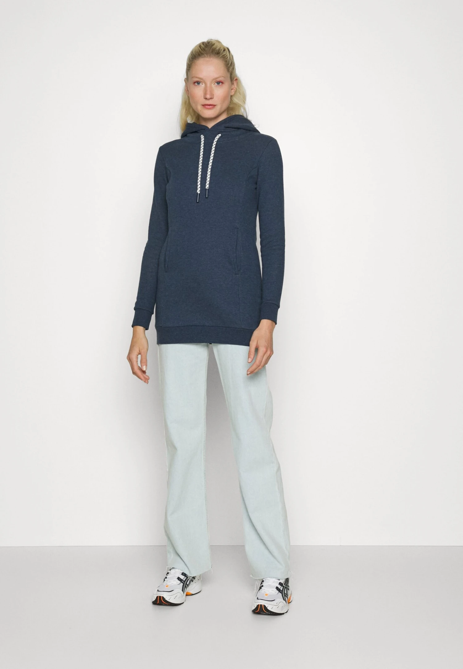 Hoodie - Mottled Dark Blue 2 Hoodie - Mottled Dark Blue - Afbeelding 2