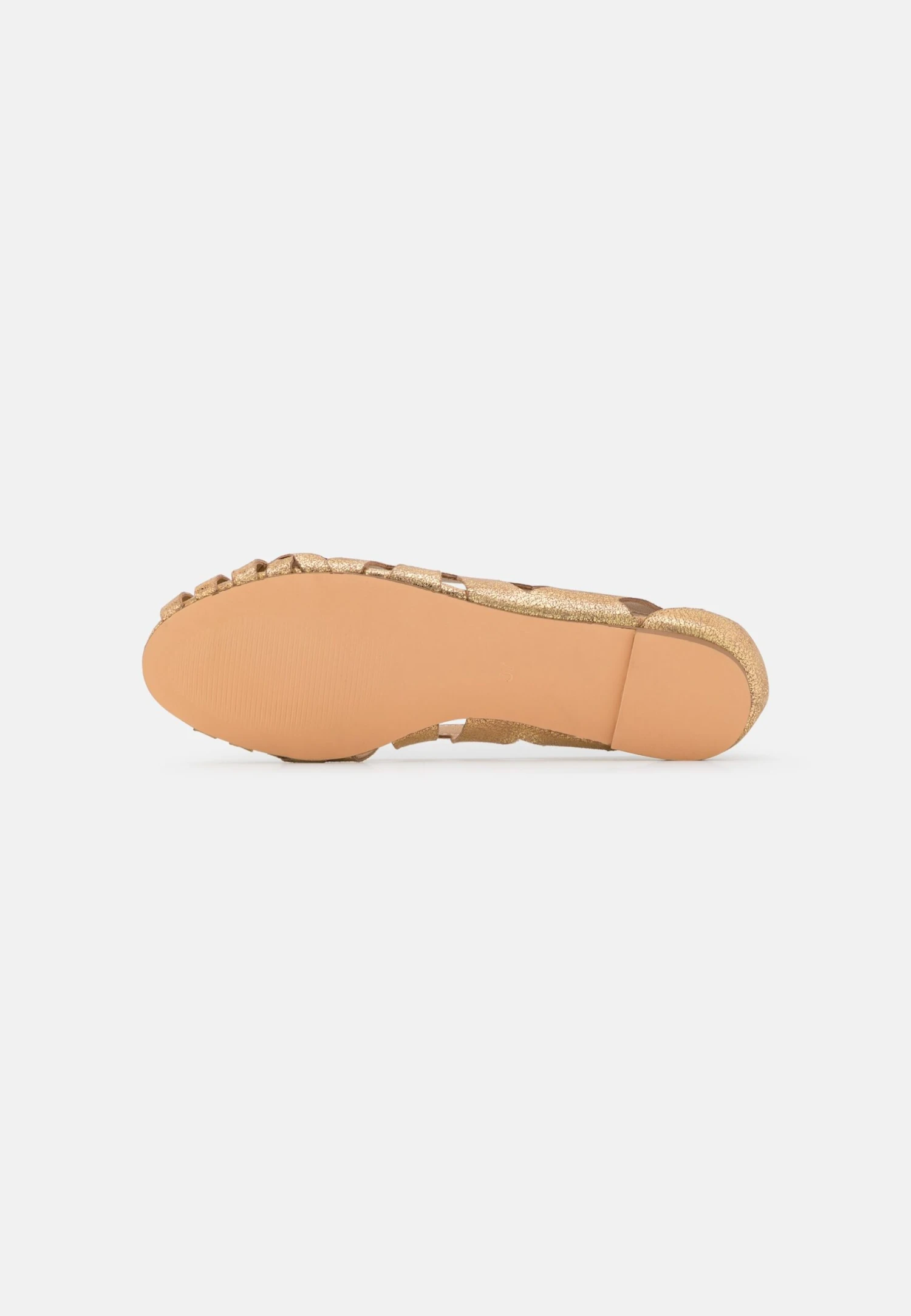 Anna Field Leather - Peeptoe Ballerina'S - Gold 8 Anna Field Leather - Peeptoe Ballerina'S - Gold - Afbeelding 8