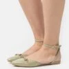 Anna Field Ballerina'S Met Enkelbandjes - Khaki