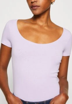 Anna Field 3 Pack - T-Shirt Basic - Purple/White/Mottled Light Grey -Anna Field Verkoop 2024 1f483857cf7744369dc2877f48713854