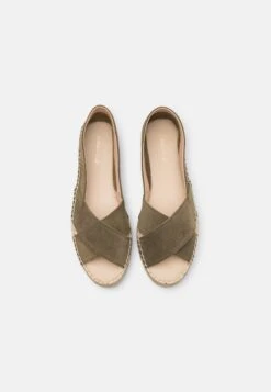 Anna Field Leather - Peeptoe Ballerina'S - Khaki -Anna Field Verkoop 2024 288265a0cd1f439e8687e5d9e99dacfb