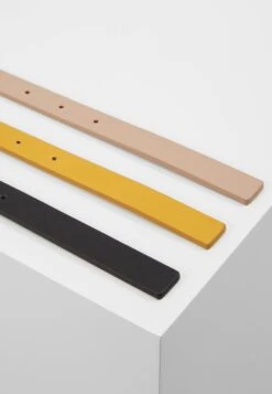 Anna Field 3 Pack - Tailleriem - Black/Yellow/Taup -Anna Field Verkoop 2024 32bda4e02b00493ba900a2850980ed28