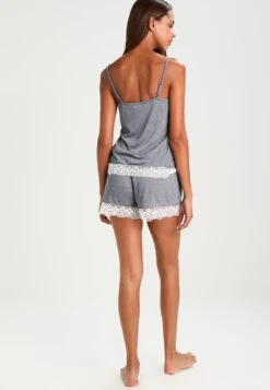 Anna Field Sarah Short Pj Set- Pyjama - Off-White/Dark Blue -Anna Field Verkoop 2024 33d0e936af774883bb2b5a180610a668