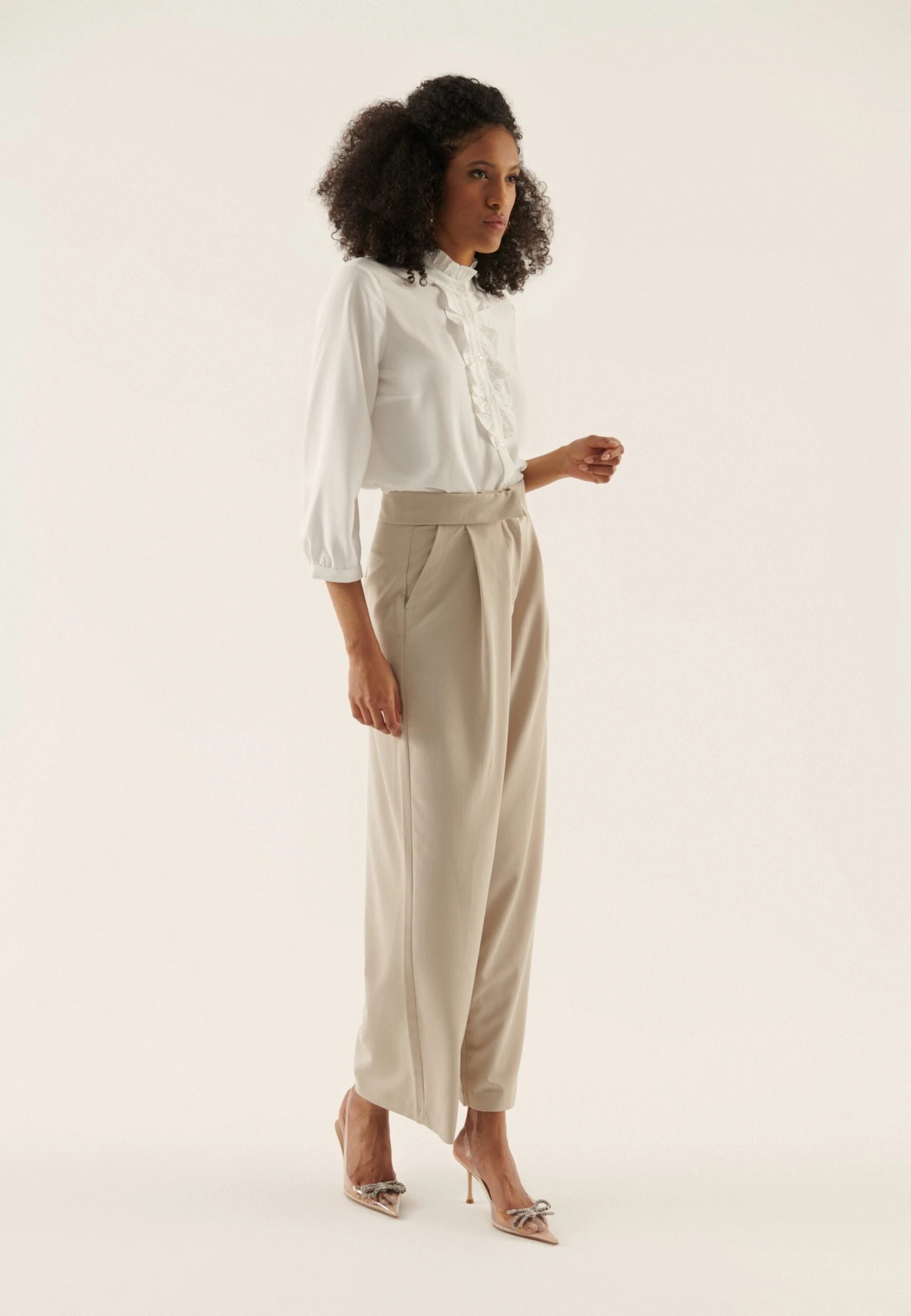 Anna Field Overhemdblouse - Off White 4 Anna Field Overhemdblouse - Off White - Afbeelding 4