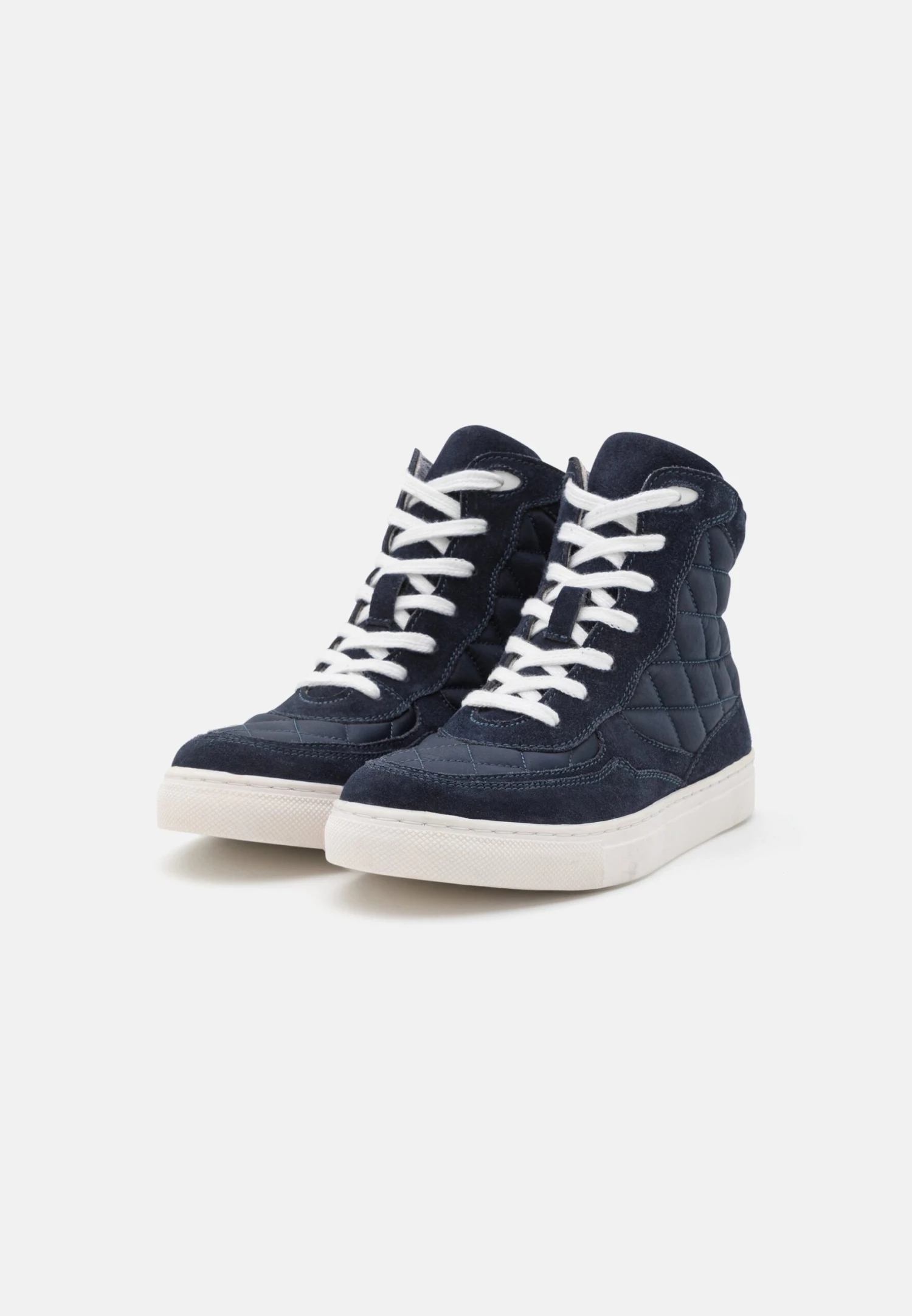 Anna Field Leather - Sneakers Hoog - Dark Blue 3 Anna Field Leather - Sneakers Hoog - Dark Blue - Afbeelding 3