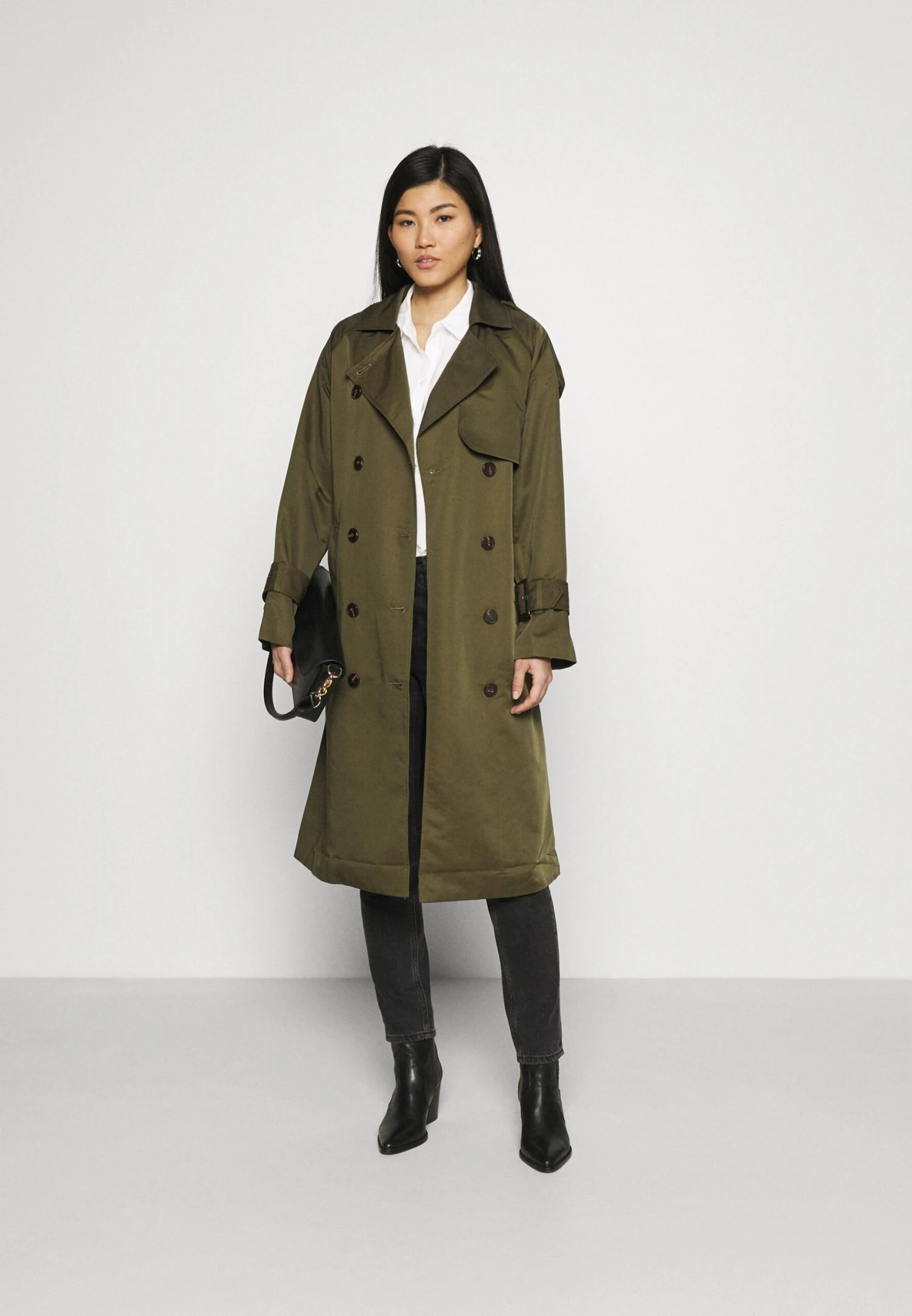 Anna Field Basic Blouse With Front Pockets - Overhemdblouse - Offwhite 2 Anna Field Basic Blouse With Front Pockets - Overhemdblouse - Offwhite - Afbeelding 2