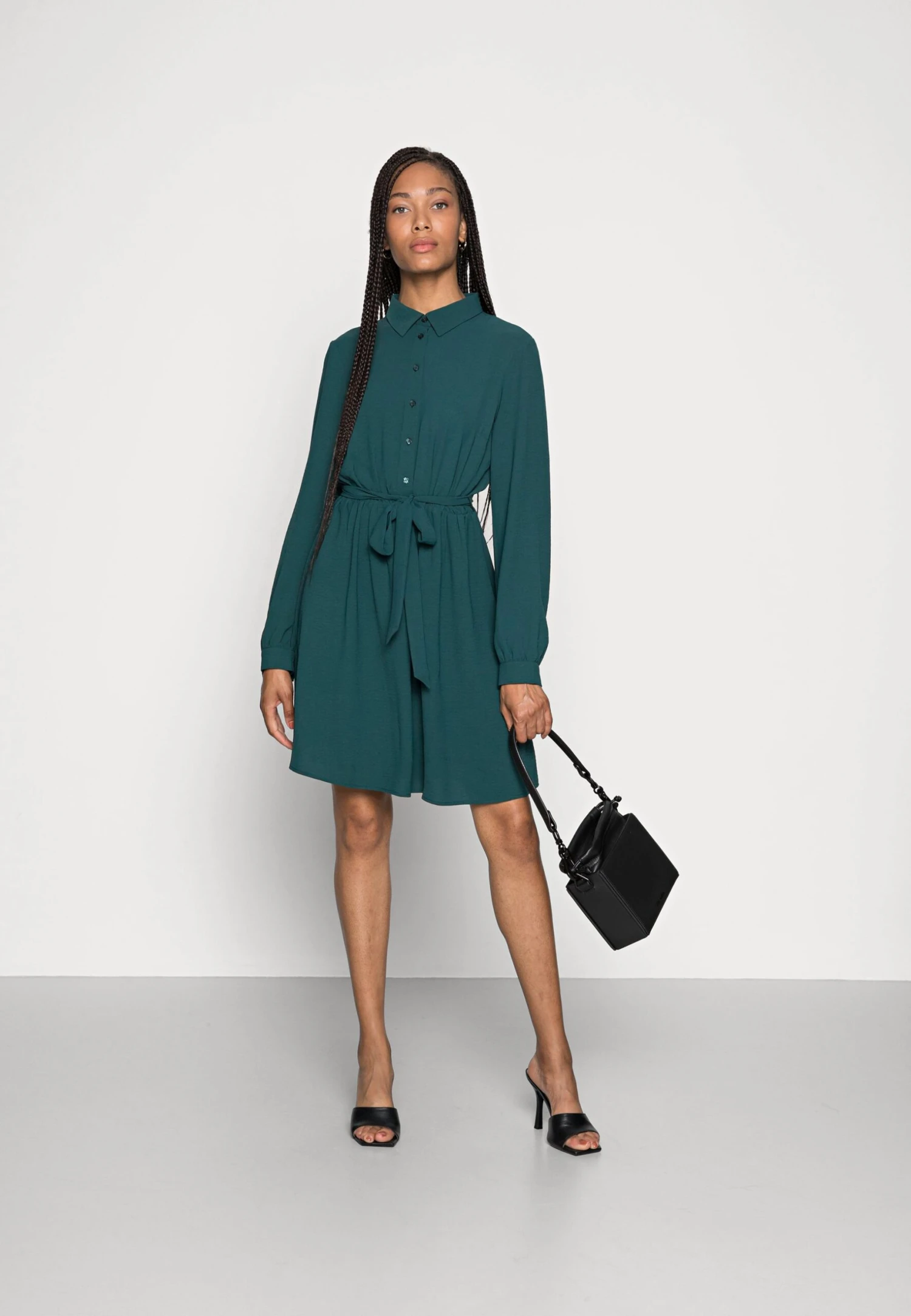 Anna Field Blousejurk - Dark Green 2 Anna Field Blousejurk - Dark Green - Afbeelding 2