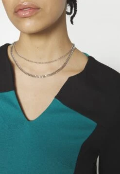 Anna Field Jerseyjurk - Black/Dark Green -Anna Field Verkoop 2024 559be00e49c948f78740466736dffc10