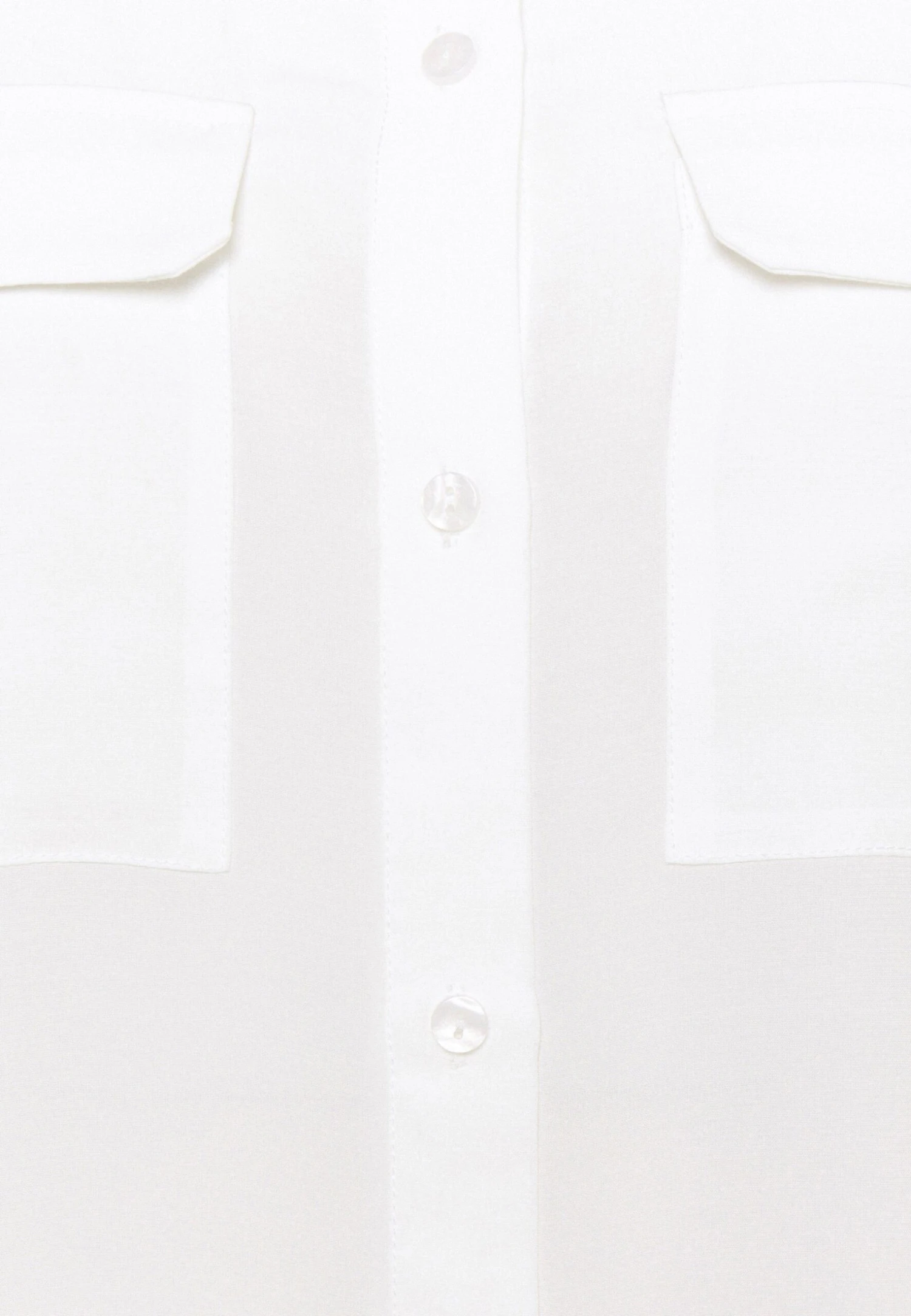 Anna Field Basic Blouse With Front Pockets - Overhemdblouse - Offwhite 7 Anna Field Basic Blouse With Front Pockets - Overhemdblouse - Offwhite - Afbeelding 7