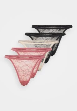 Anna Field 5 Pack - String - Black/Nude/Pink -Anna Field Verkoop 2024 5a382264ee554369832e13b8dbb4e290