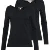 Anna Field 2 Pack - Longsleeve - Black