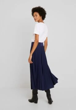 Anna Field Plisse A-Line Midi Skirt - A-Lijn Rok - Maritime Blue -Anna Field Verkoop 2024 5e377213776043ae87e0befe2a75e8ca