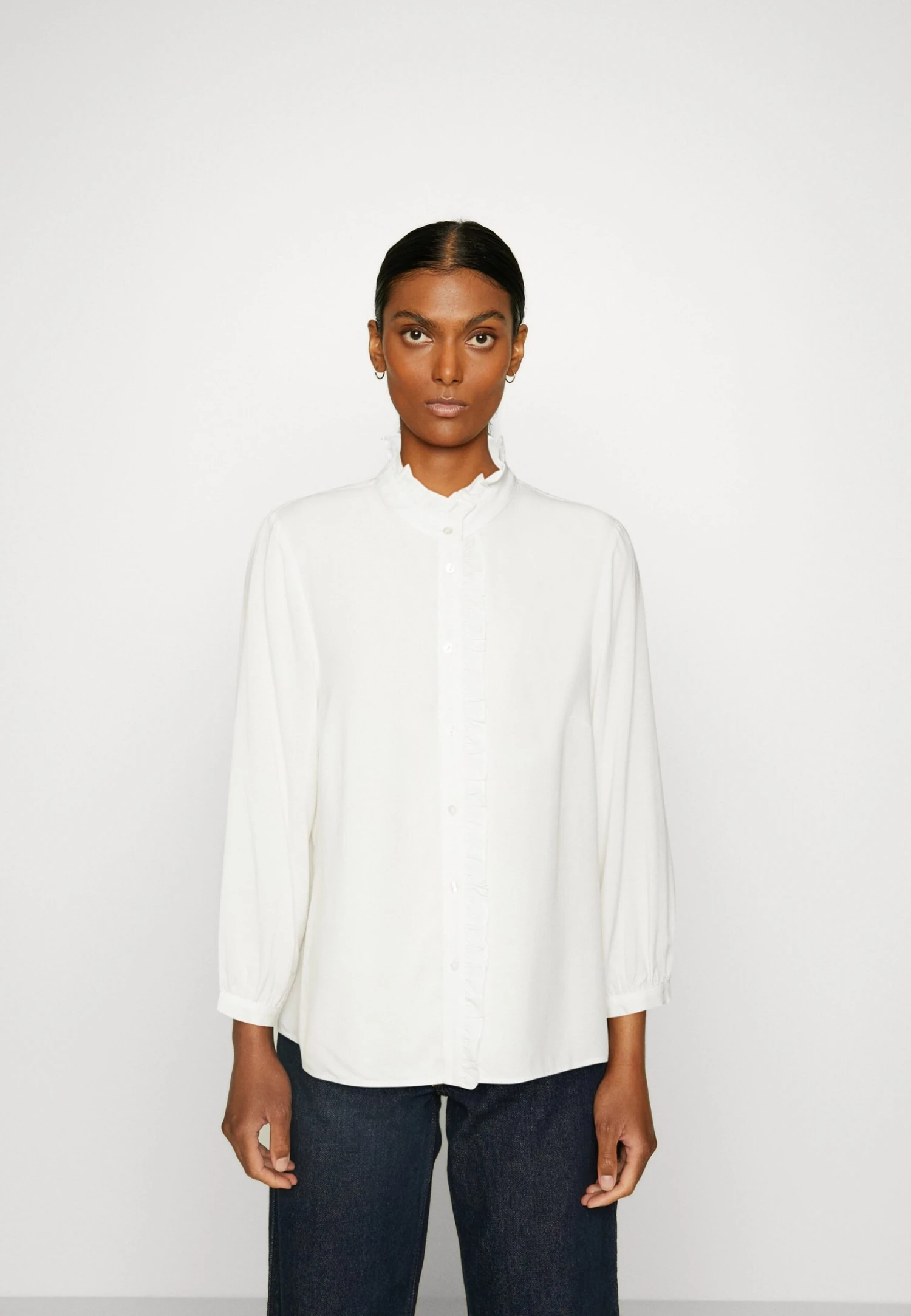 Anna Field Overhemdblouse -Off-White 1 Anna Field Overhemdblouse -Off-White
