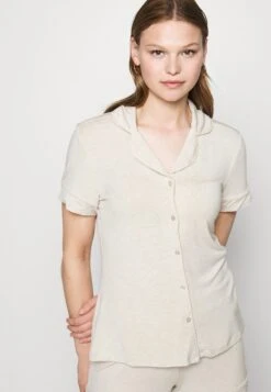 Anna Field Button Through Pj Set- Pyjama - Beige -Anna Field Verkoop 2024 6011447bf3a244329ca8a4fa7de63828