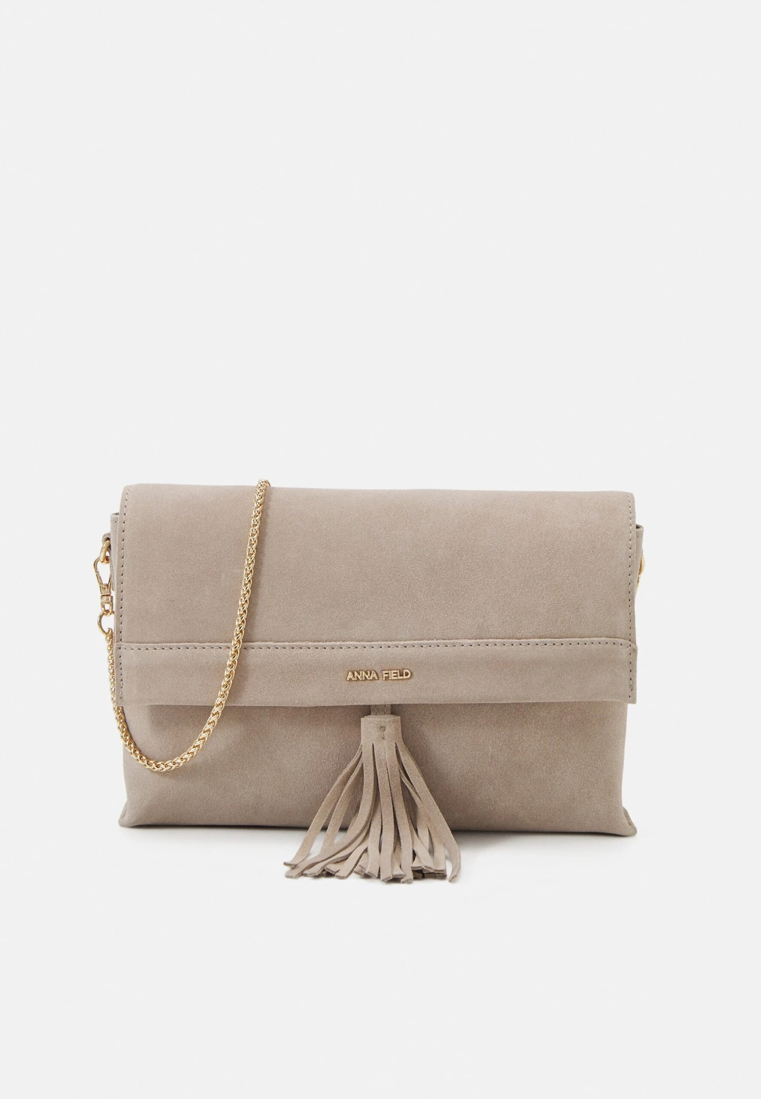 Anna Field Leather - Clutch - Taupe 1 Anna Field Leather - Clutch - Taupe