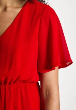 Anna Field V-Neck Sleeve Dress- Jurk -Dark Red -Anna Field Verkoop 2024 64dac041b3ca40f3851e4a9482b542ae