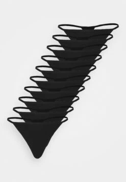 Anna Field Cody 10Pp Cotton Thong - String - Black -Anna Field Verkoop 2024 6de15257f4c74e21863d51ea6a809790