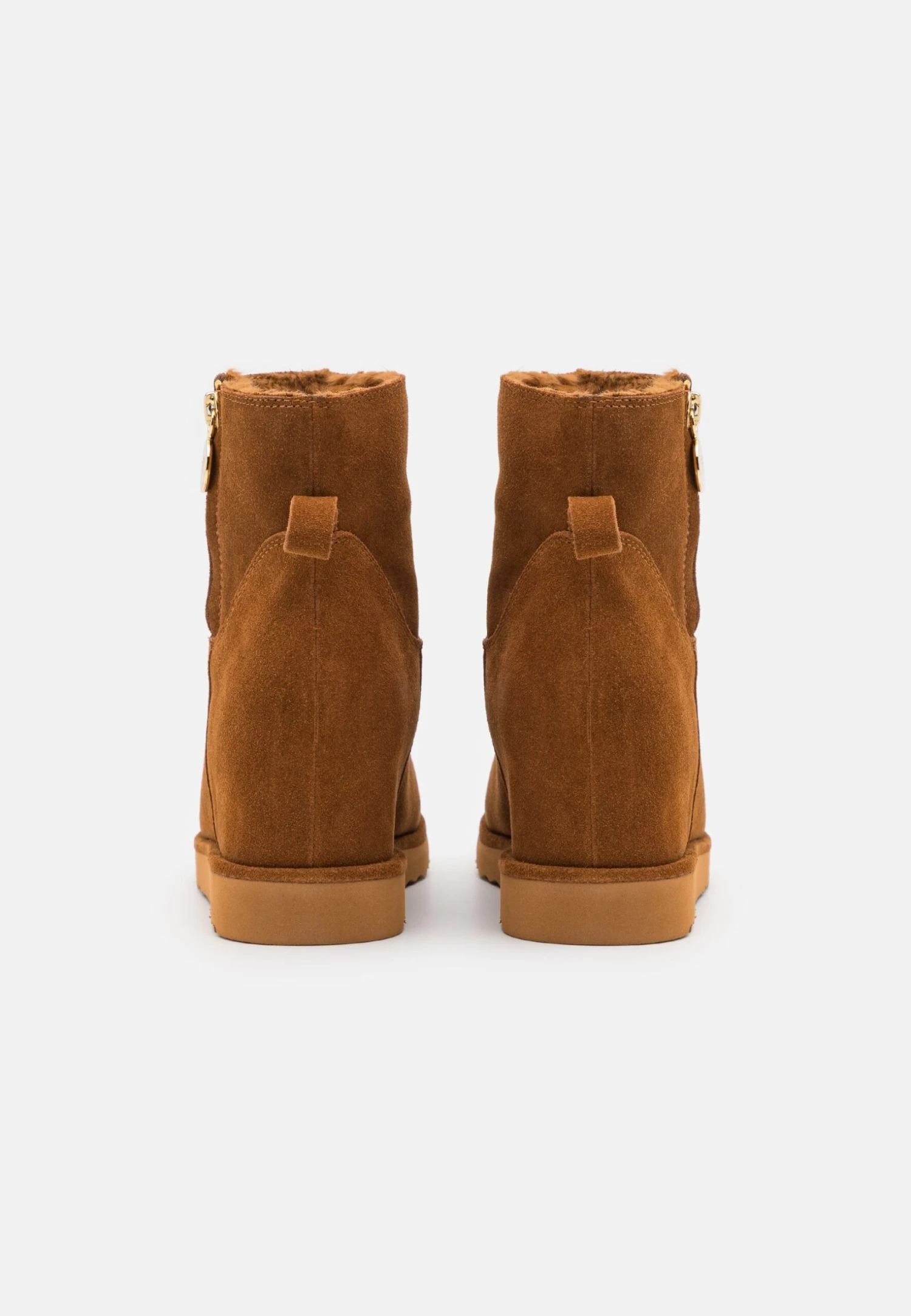 Anna Field Leather Winter Boot - Korte Laarzen - Cognac 4 Anna Field Leather Winter Boot - Korte Laarzen - Cognac - Afbeelding 4