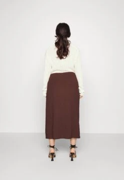 Curvy Textured Sarong Midi Skirt - Wikkelrok - Brown -Anna Field Verkoop 2024 7981b9a875064054b0948e6688d4bf58
