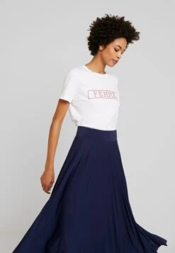 Anna Field Plisse A-Line Midi Skirt - A-Lijn Rok - Maritime Blue -Anna Field Verkoop 2024 7ab564a26da040e68012a316977b7a10