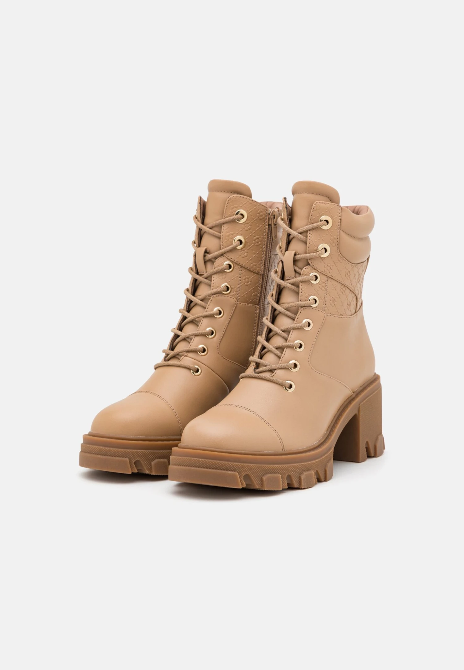 Anna Field Veterboots - Beige 3 Anna Field Veterboots - Beige - Afbeelding 3