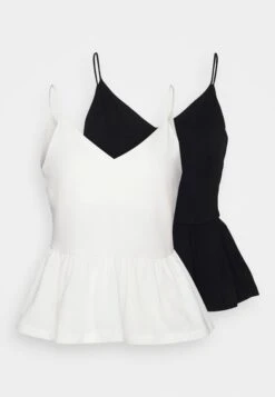 Petite 2Pack- Blouse - Black/ White -Anna Field Verkoop 2024 86be941200074af281958dcb1a7a45a0