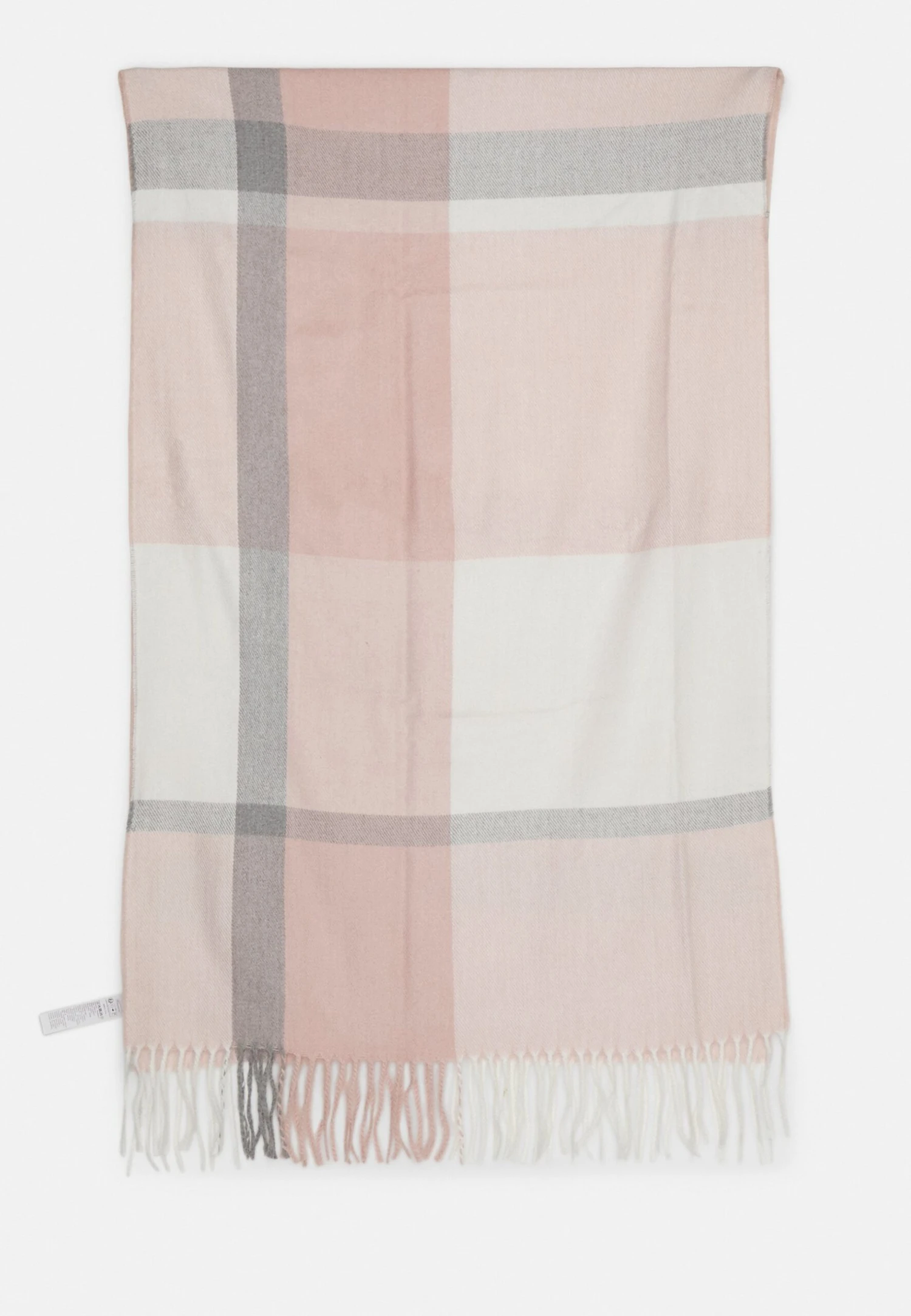 Anna Field Sjaal - Pink/Grey/Off-White 1 Anna Field Sjaal - Pink/Grey/Off-White