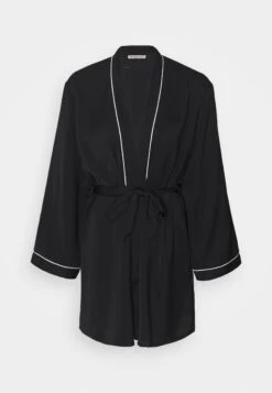 Anna Field Amanda Satin Dressing Gown - Badjas - Black -Anna Field Verkoop 2024 8d83c445099f4342aabc07d1ce2caede