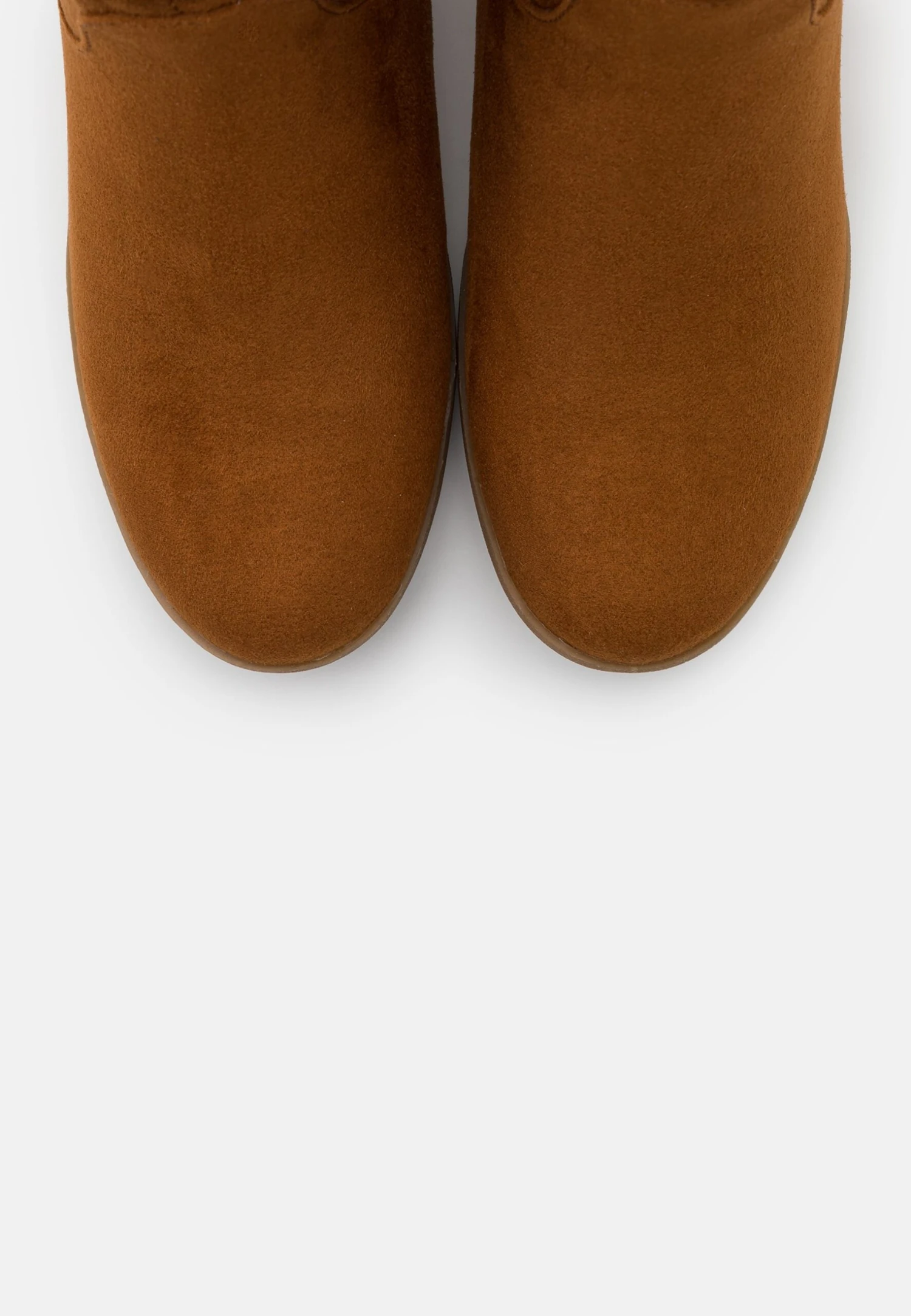 Anna Field Winter Boot - Enkellaarsjes Met Sleehak - Cognac 6 Anna Field Winter Boot - Enkellaarsjes Met Sleehak - Cognac - Afbeelding 6