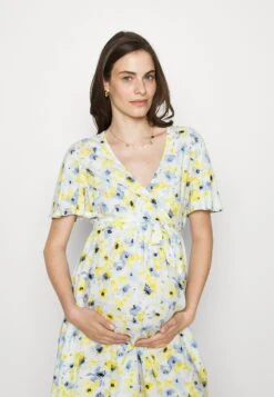 Woven Chiffon Wrap Dress- Jurk -White/Light Blue -Anna Field Verkoop 2024 92a40270a099421aa4205b9aed0e03d0