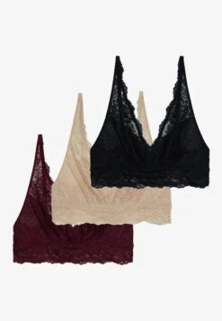 Anna Field 3 Pack - Bustier - Black/Beige/Dark Red -Anna Field Verkoop 2024 938aa42549cf49f2814d4d05d6c7bc9f