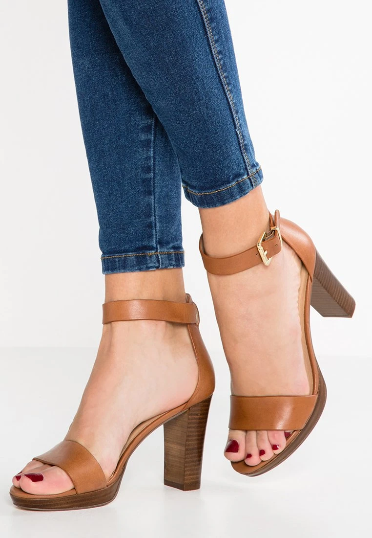 Anna Field Leather- Sandalen Met Hoge Hak - Cognac 1 Anna Field Leather- Sandalen Met Hoge Hak - Cognac