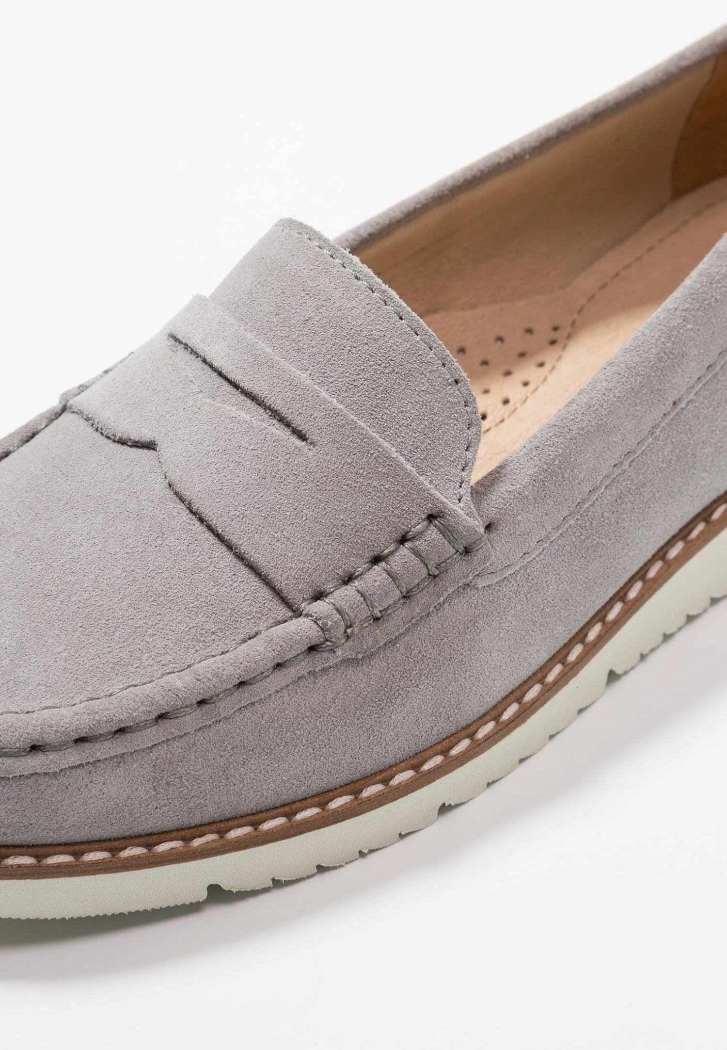 Anna Field Comfort Leather - Instappers - Grey 3 Anna Field Comfort Leather - Instappers - Grey - Afbeelding 3