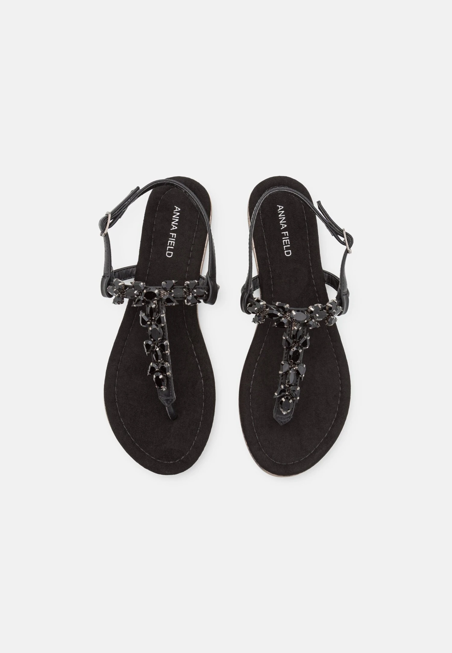 Anna Field Teensandalen - Black 6 Anna Field Teensandalen - Black - Afbeelding 6