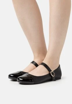 Anna Field Ballerina'S Met Enkelbandjes - Black