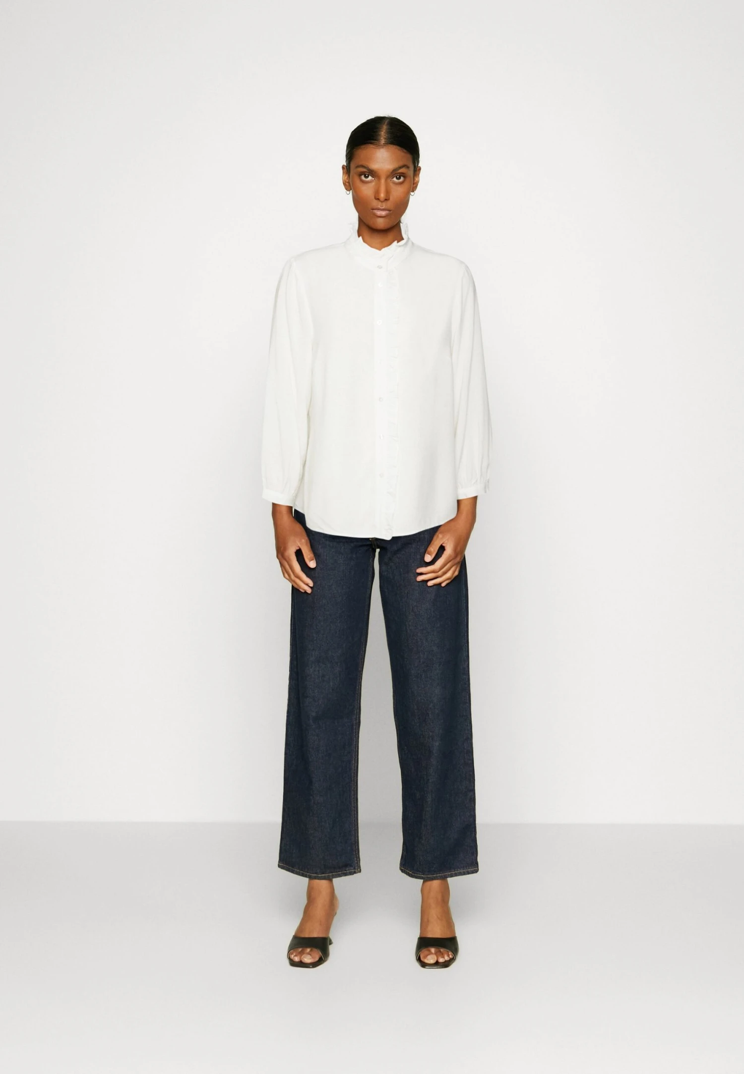 Anna Field Overhemdblouse -Off-White 2 Anna Field Overhemdblouse -Off-White - Afbeelding 2