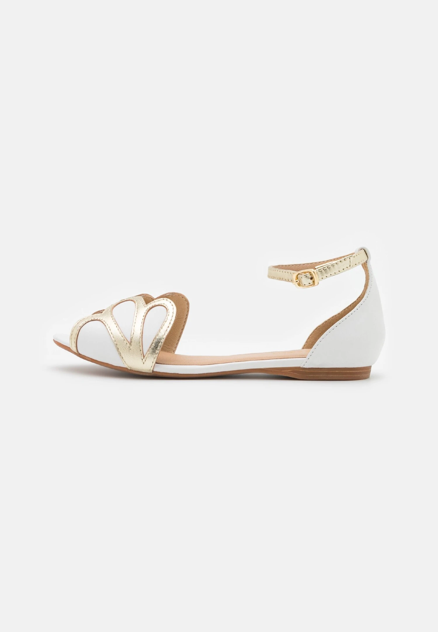 Anna Field Leather - Peeptoe Ballerina'S - White 2 Anna Field Leather - Peeptoe Ballerina'S - White - Afbeelding 2