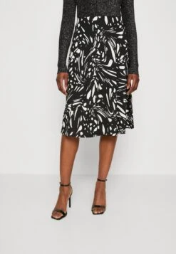 Anna Field A-Lijn Rok - Black/White