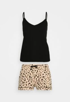 Anna Field Leopard Cami Set - Pyjama - Black/Sand -Anna Field Verkoop 2024 be531f3ad30242baa362840eb8e61941