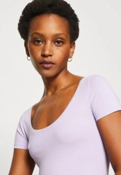 Anna Field 3 Pack - T-Shirt Basic - Purple/White/Mottled Light Grey -Anna Field Verkoop 2024 c3004694c39c46f6b9df92b3366e1c04