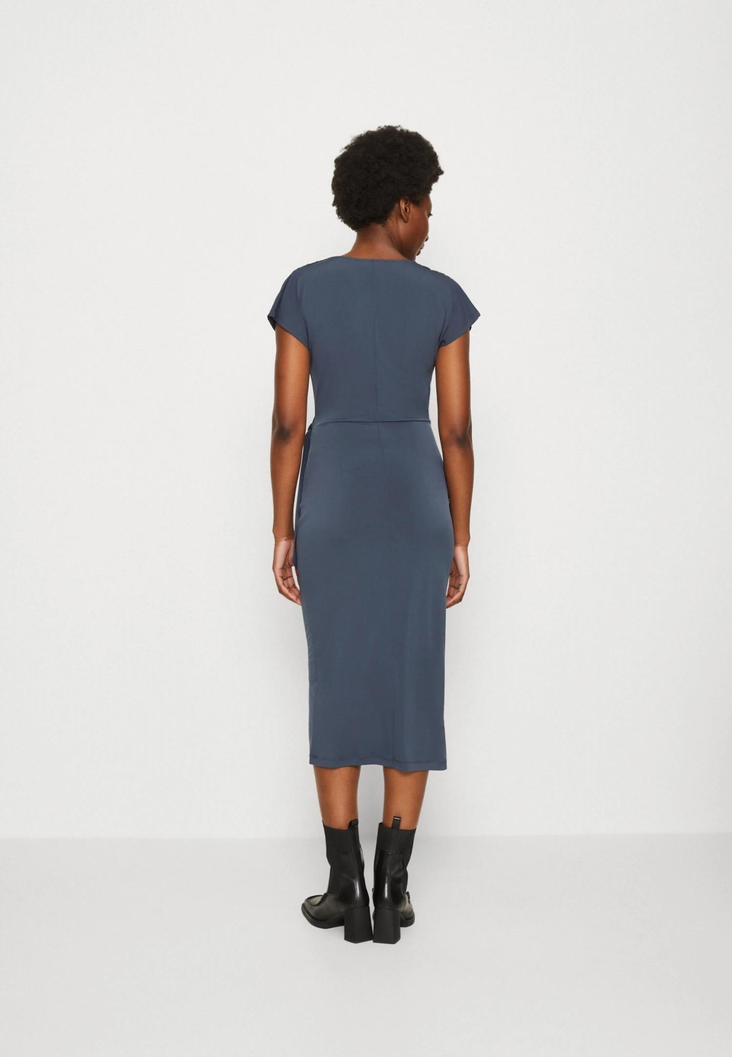 Anna Field Jerseyjurk - Dark Blue 4 Anna Field Jerseyjurk - Dark Blue - Afbeelding 4