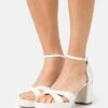 Leather - Sandalen Met Plateauzool - White