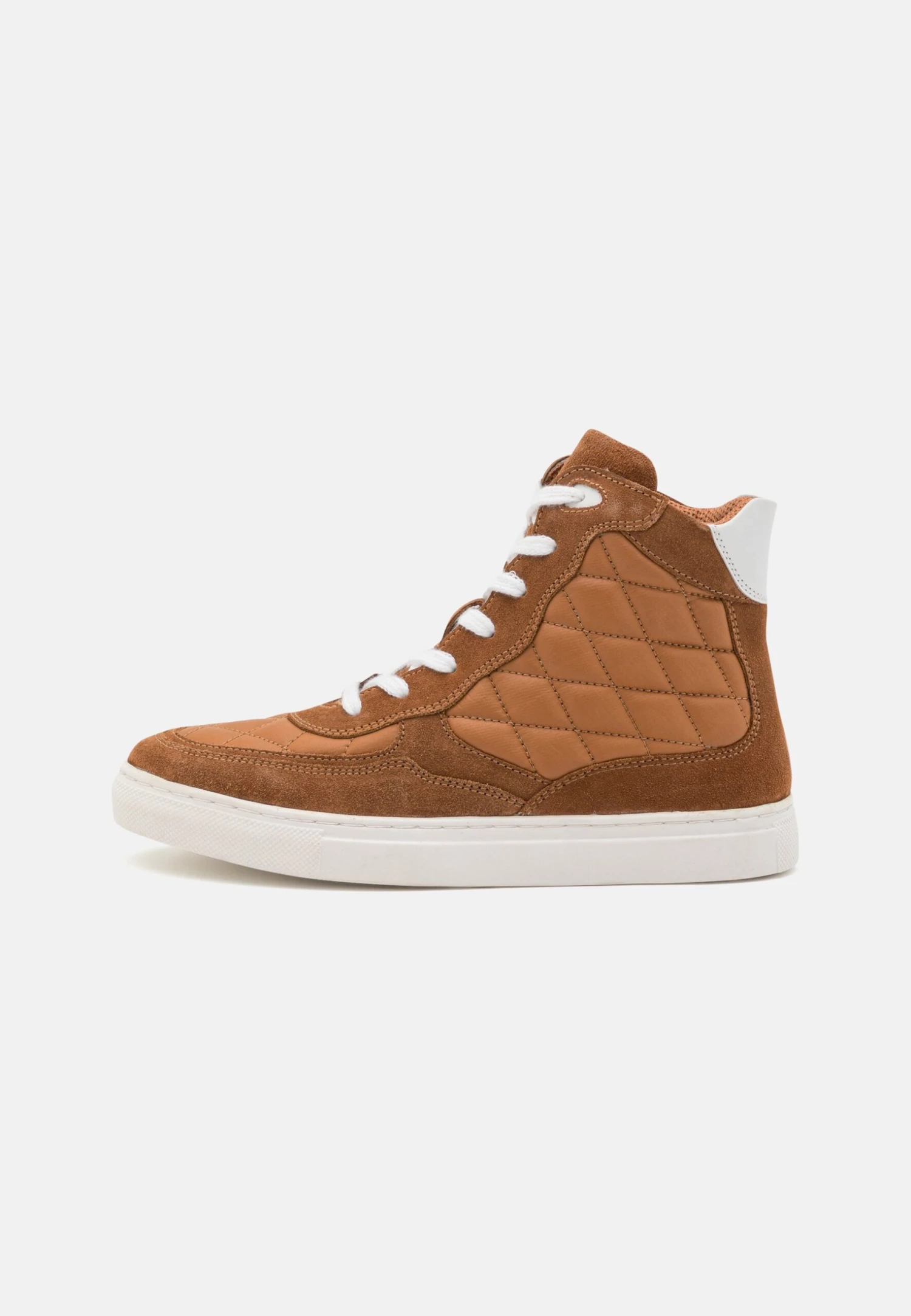 Anna Field Leather - Sneakers Hoog - Cognac 2 Anna Field Leather - Sneakers Hoog - Cognac - Afbeelding 2