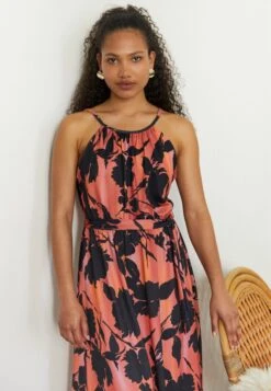 Anna Field Jerseyjurk - Black/Orange